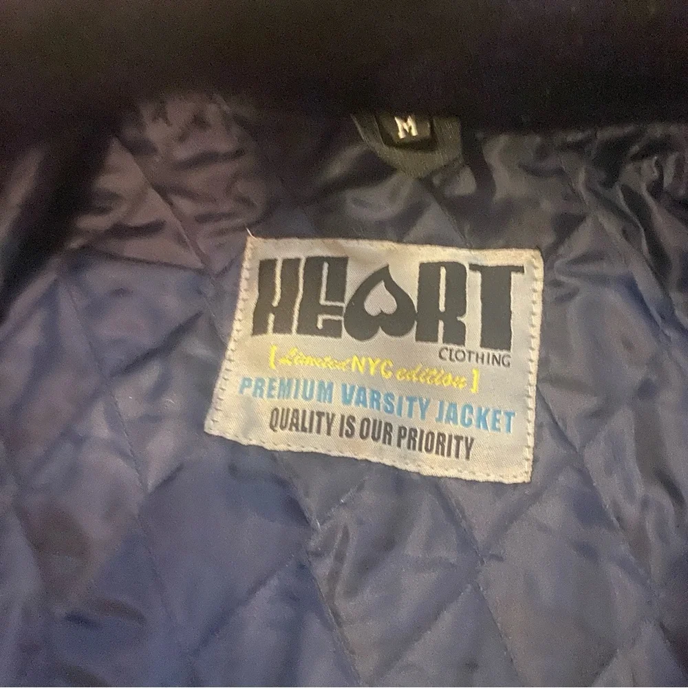 Varsity Jacket Heart Clothing Limited Release NYC Leather Wool